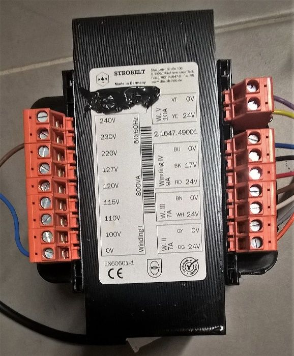Transformator 230V/24V 800VA