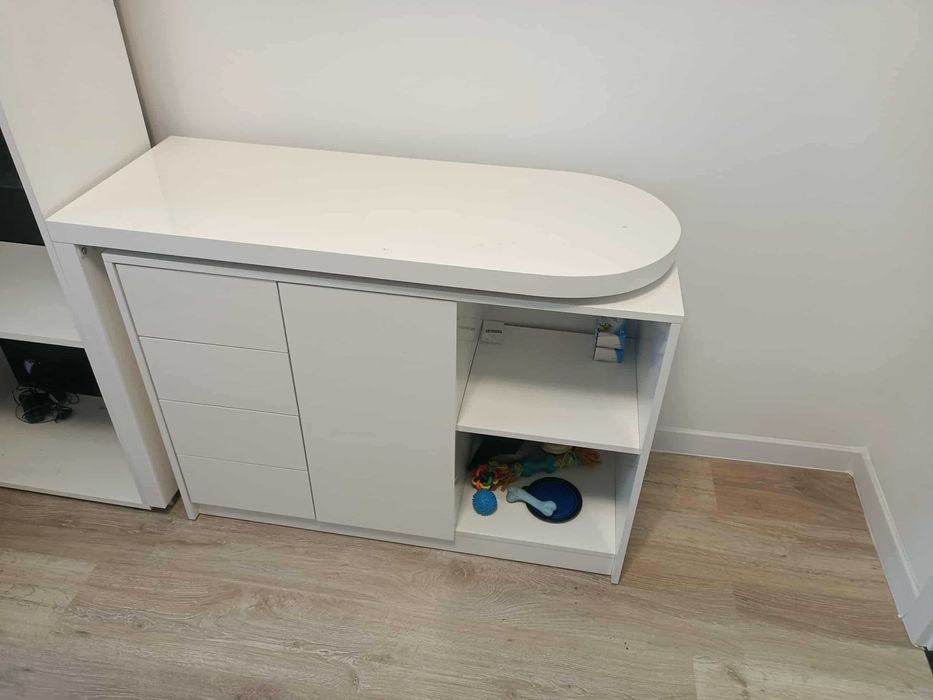 Biurko/komoda rozkładane obrotowe