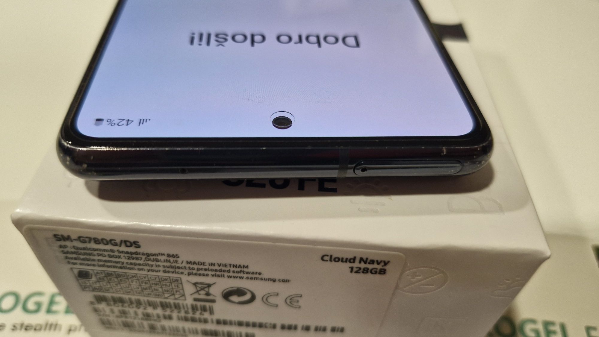 SAMSUNG Galaxy s20 FE 128GB Cloud Navy+hydrogelowe szybki ochronne