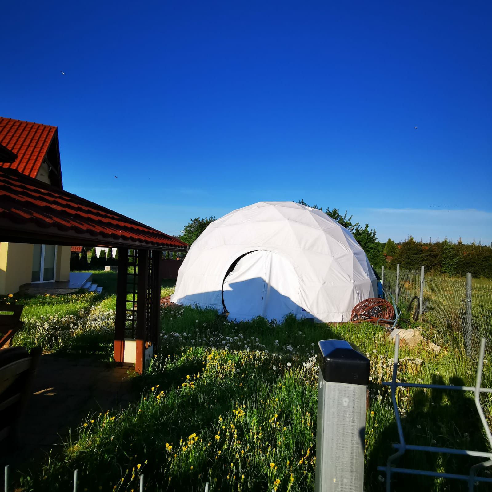 Namiot sferyczny 8m 50m2 glamping
