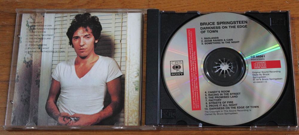 CD Bruce Springsteen - Darkness On The Edge Of Town (1978)