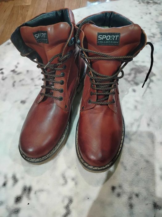 Ботинки зимние кожаные новые 44 размер