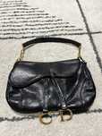 Torebka Christian Dior Calfskin Stingray Embossed Double Saddle Bag