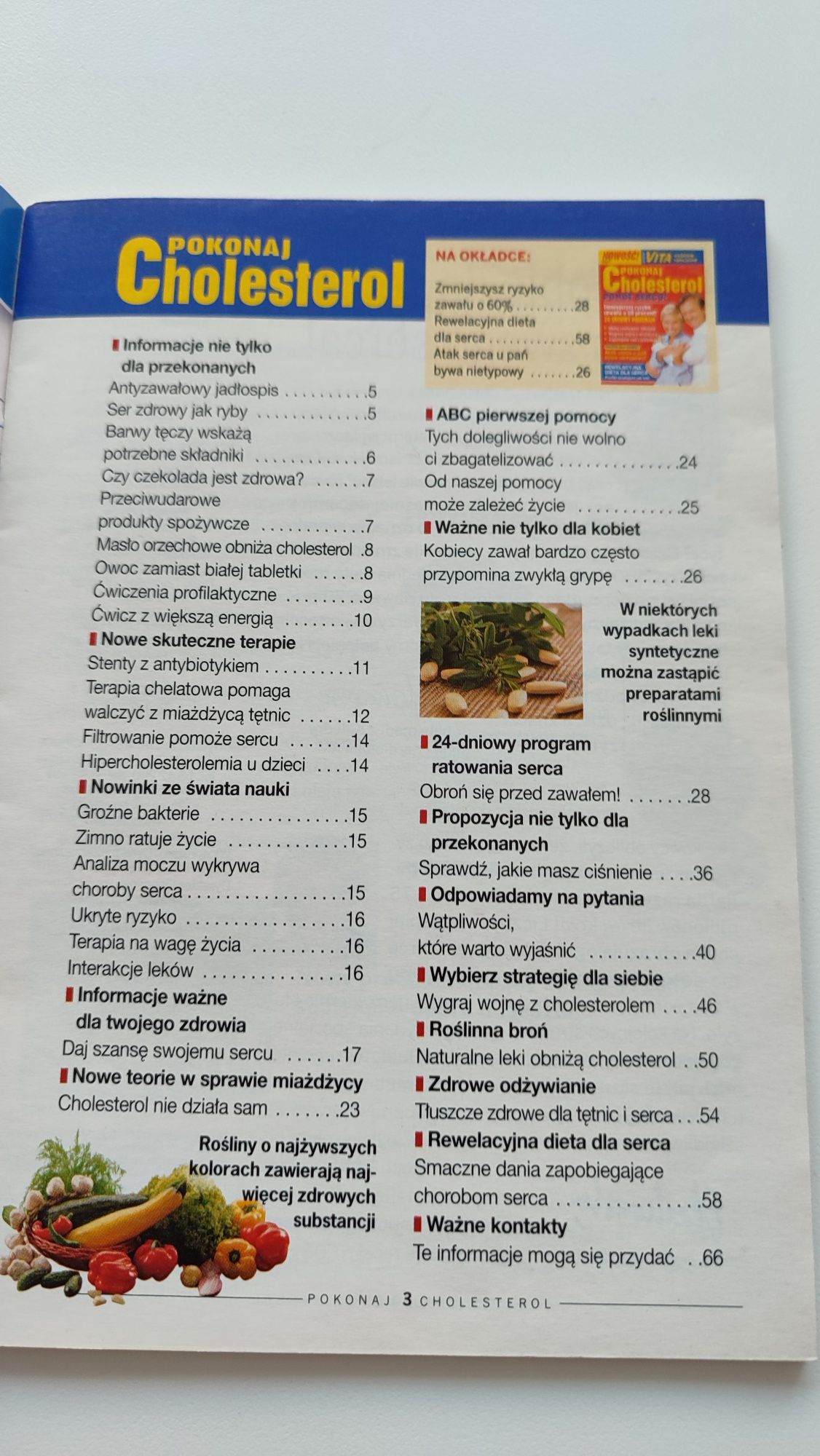 Vita magazyn o zdrowiu 5/1999, Vita Pokonaj cholesterol 4/2002