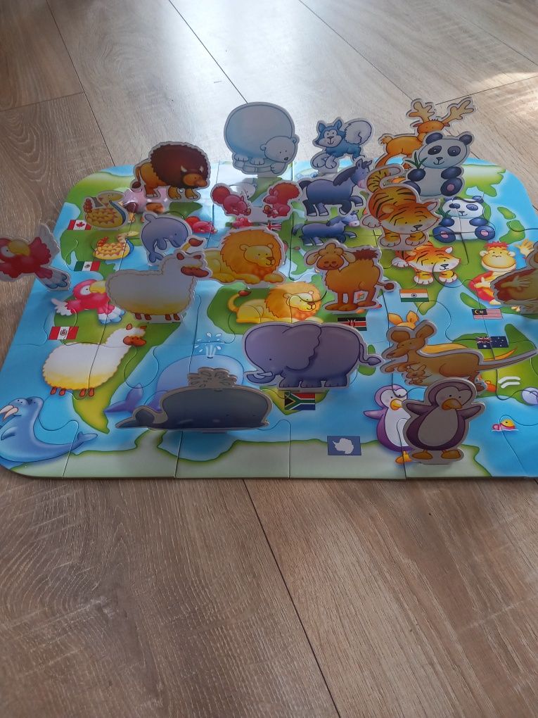 Word Animal grafix puzzle 3D