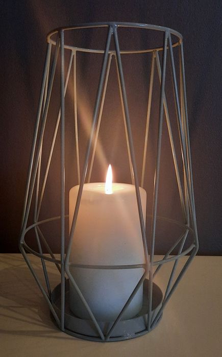 Świecznik IKEA  w stylu loftowym