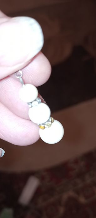 Продам набор из белого агата