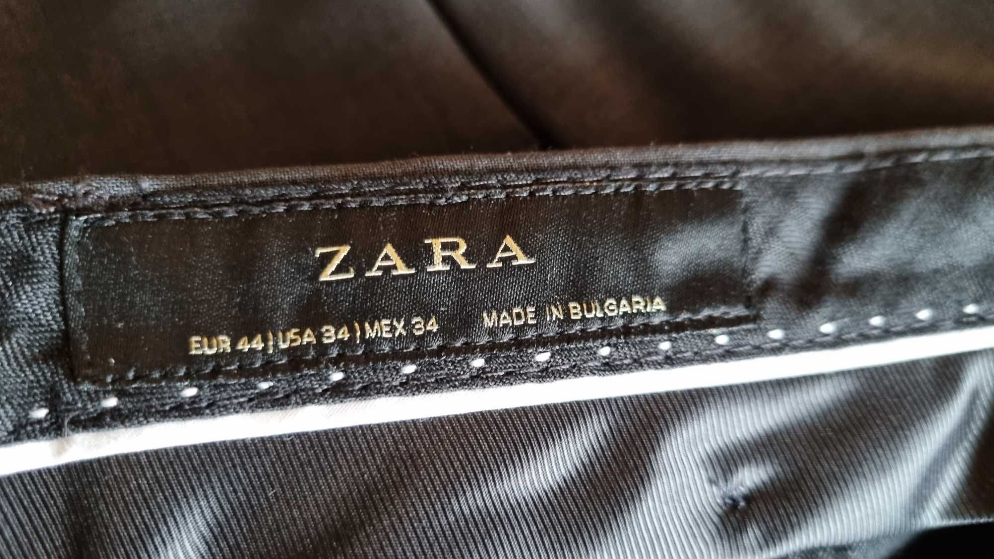 Męski garnitur Zara - grafitowy, rozm. 44 (XL), stan BDB