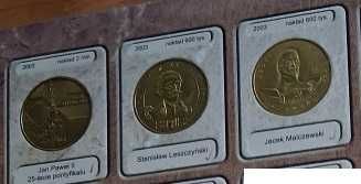 Monety Okolicznościowe 2zł 2000, 2001, 2002, 2003