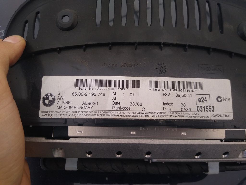 Radio nawigacja BMW E60 E61