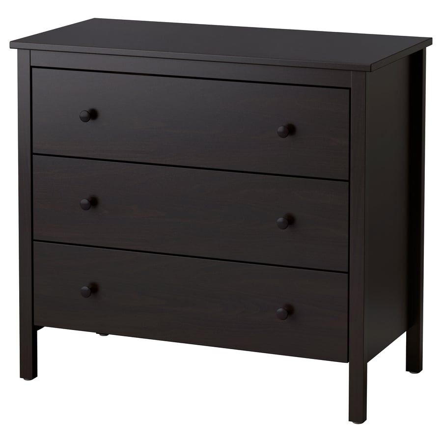 Cómoda preta ikea