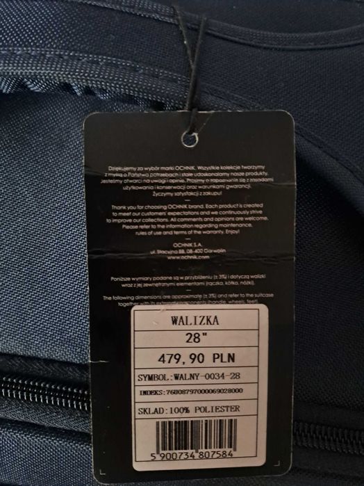 Duża walizka podróżna Ochnik