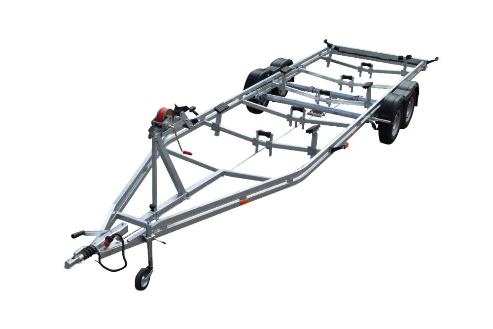 NOWA PRZYCZEPA podłodziowa PP-3000, DMC 3000 kg, ładowność 2550 kg