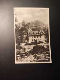 Stara przedwojenna pocztówka Tatry Hala Gąsienicowa 1935