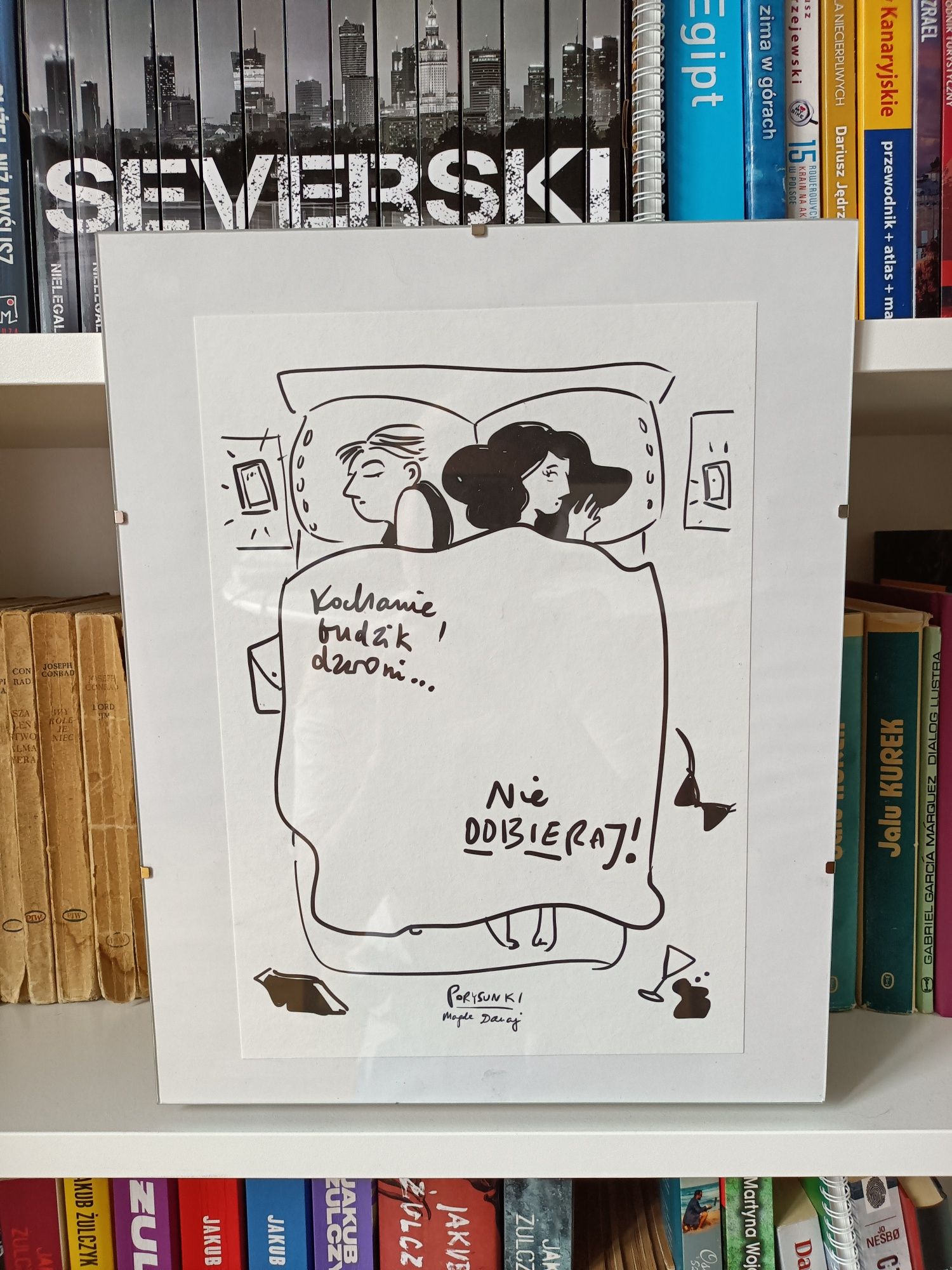 Plakat Magdy Danaj Porysunki „Budzik”