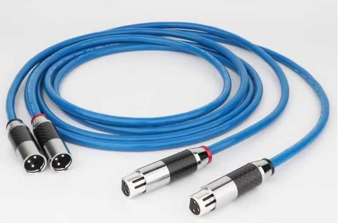 Hi-Fi аудіо кабель (пара) XLR до RCA / XLR,  Ag-plated 2м