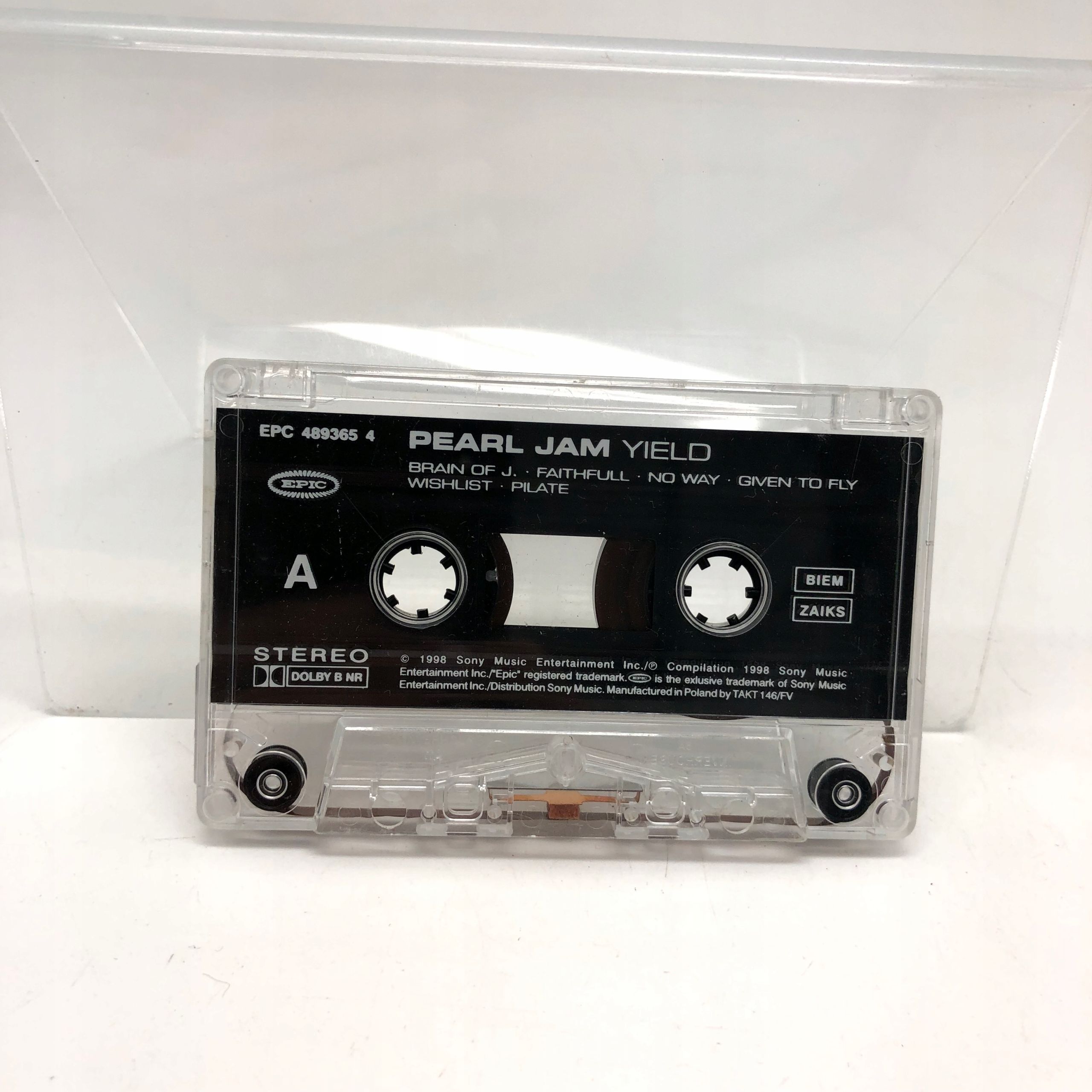 kaseta - pearl jam - yield