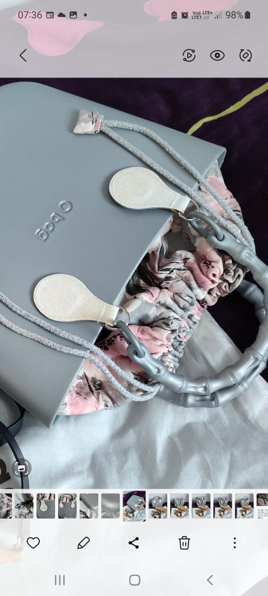Body o bag silver