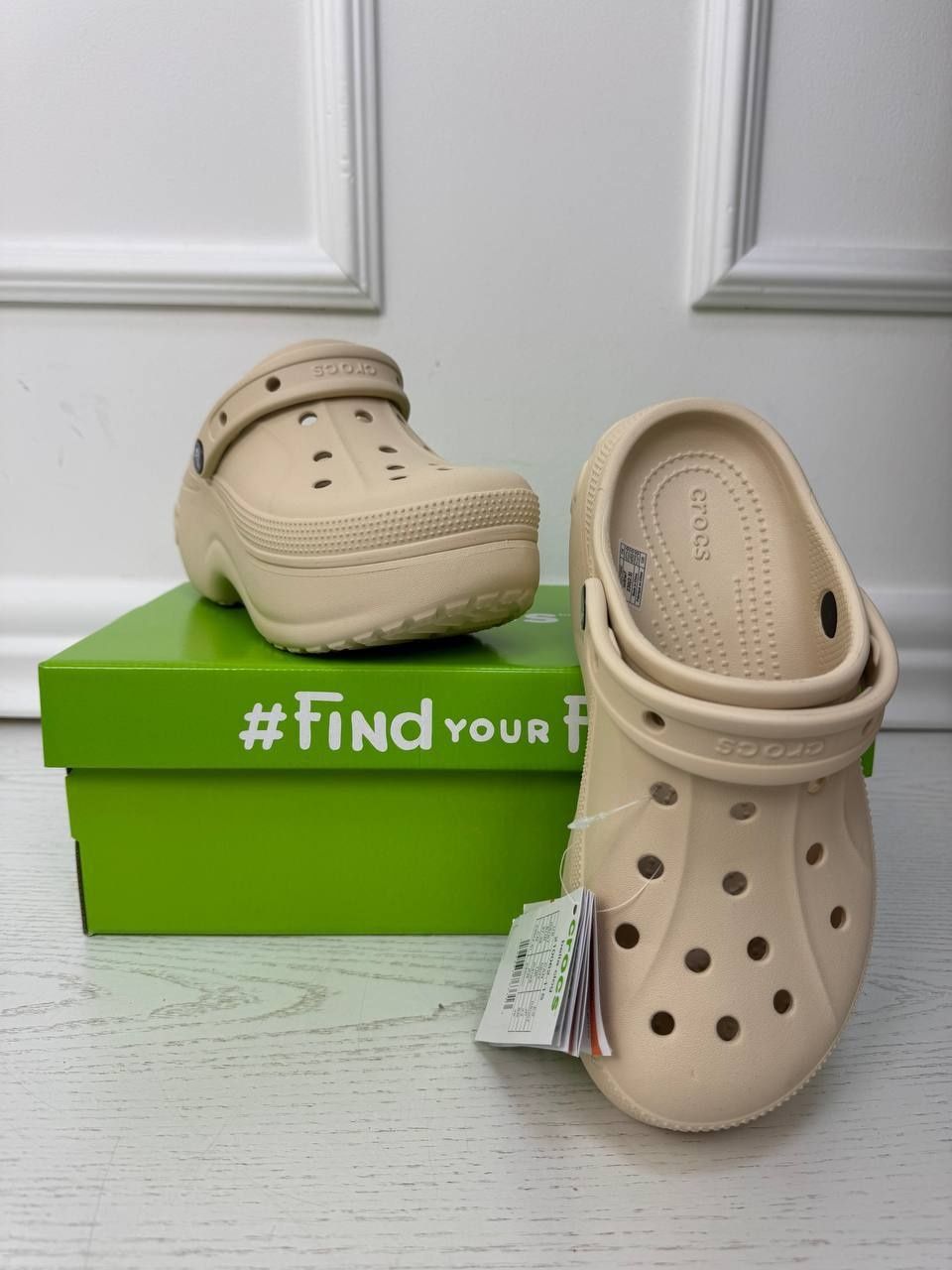 Жіночі платформа Crocs крокси Bella Clog новинка