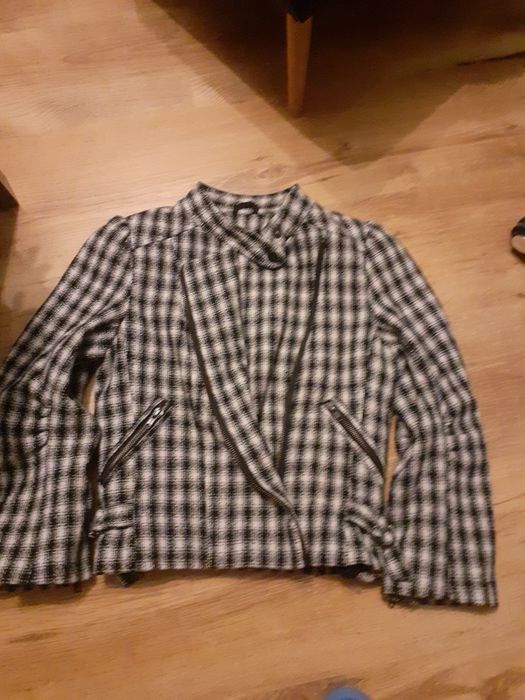 Ramoneska żakiet pepitka topshop tanio