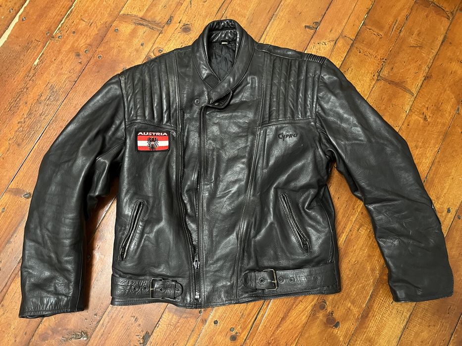 Шкіряна мотокуртка косуха Yamaha