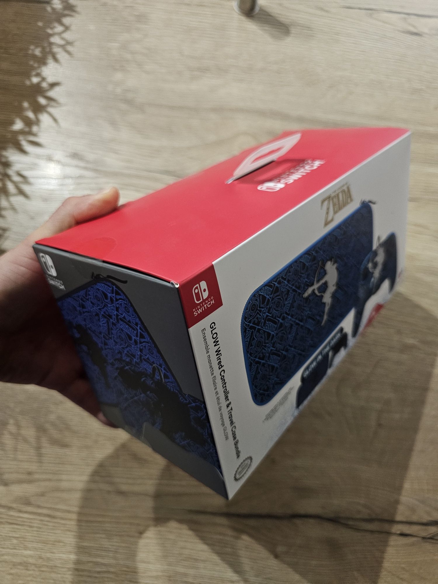 Kontroler Nintendo Switch PDP glow + case Zelda