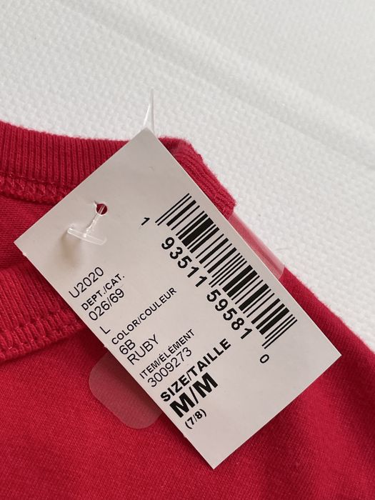 122 128 The Children’s Place USA koszulka z nadrukiem tshirt pizza red