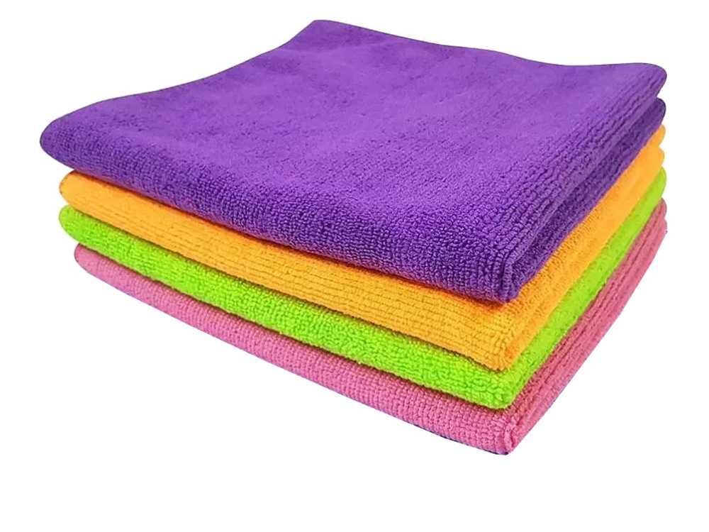 Ściereczki z mikrofibry ścierki mikrofibra do szyb zestaw 4 sztuki