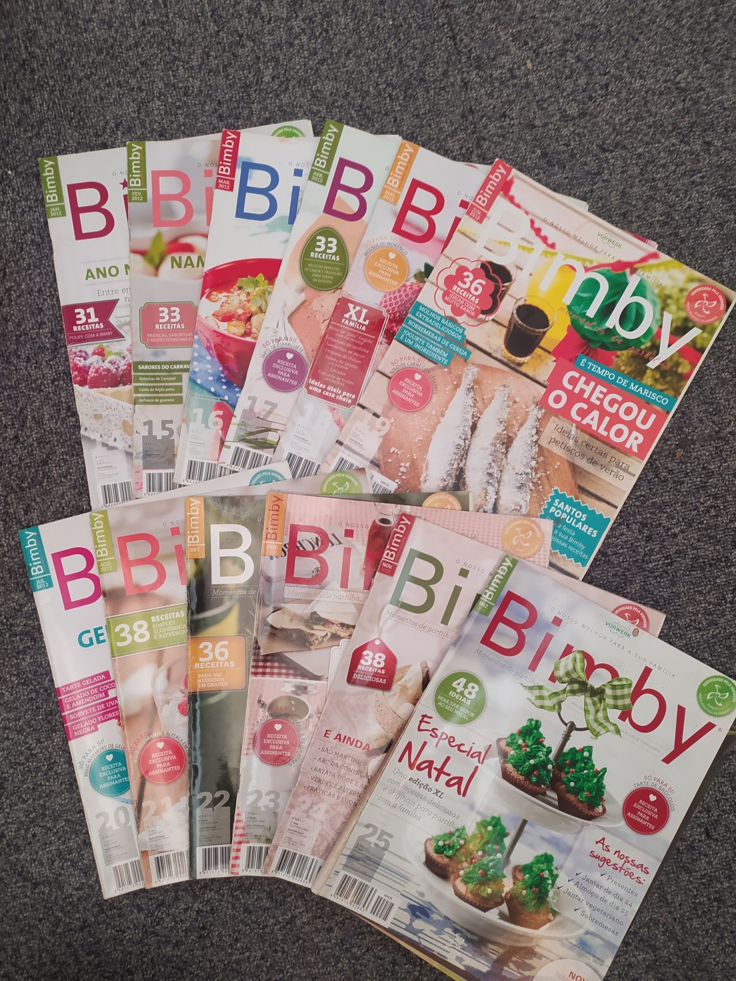 Revistas Bimby coleções completas 2015