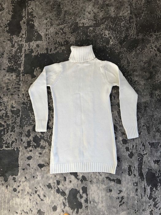 sweter damski tunika ecru r s