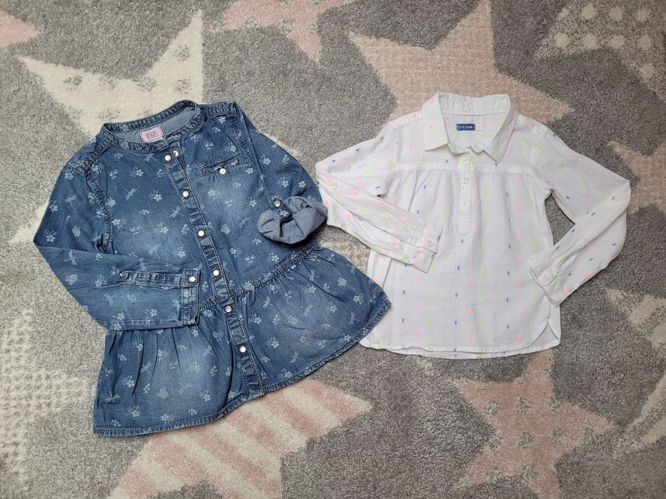 Sukienki spódniczki bluzy spodnie hm f&f smyk rozmiar  110