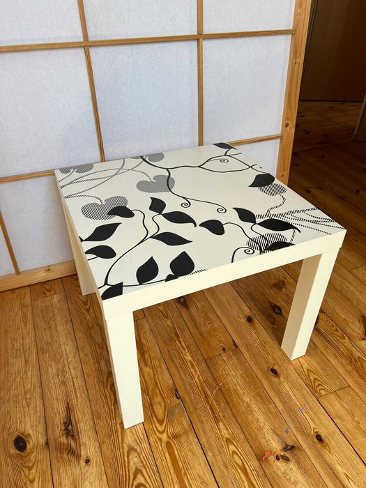 Stolik kawowy Lack IKEA 55x55 cm H 45 cm - oryginalny design - unikat