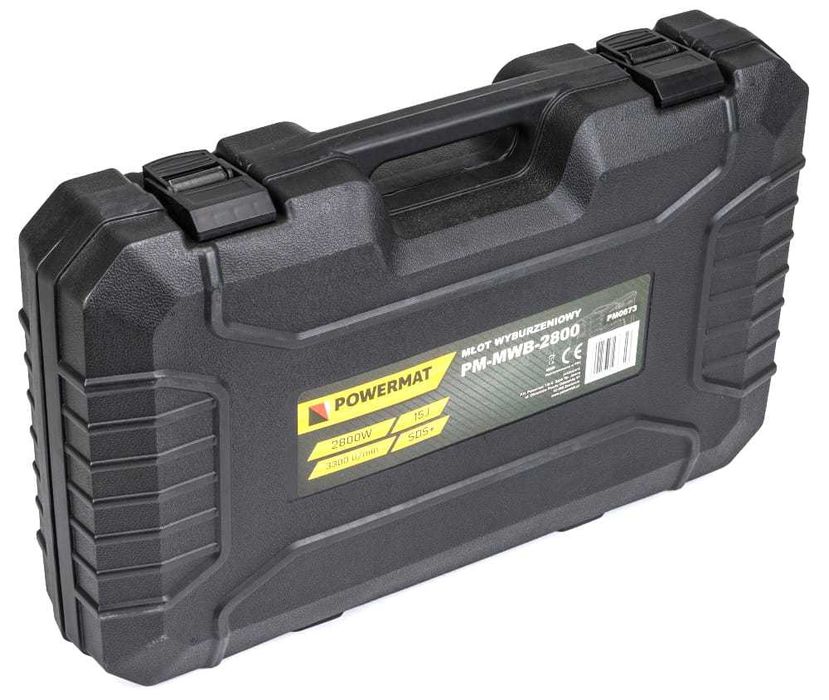 POWERMAT Młot Wyburzeniowy Udarowy Do Kucia 15j 2800w Sds PM0673