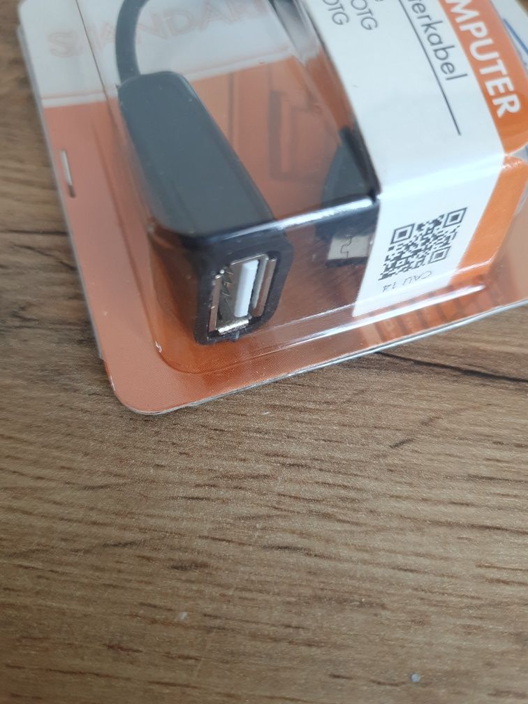 Przejściówka USB 2.0 OTG USB A - Micro B CAU 14 Schwaiger
