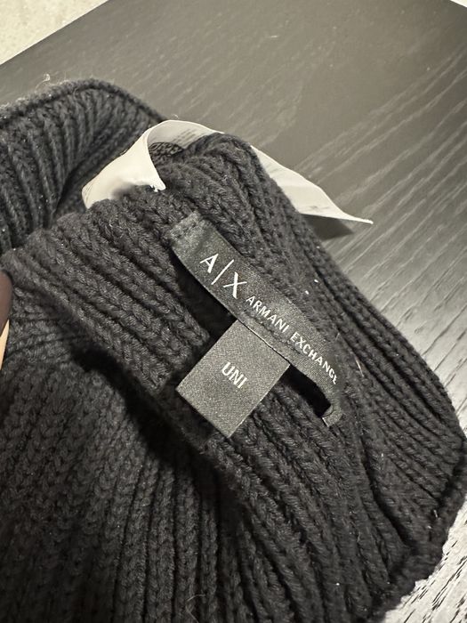 Шапка чорна Armani Exchange