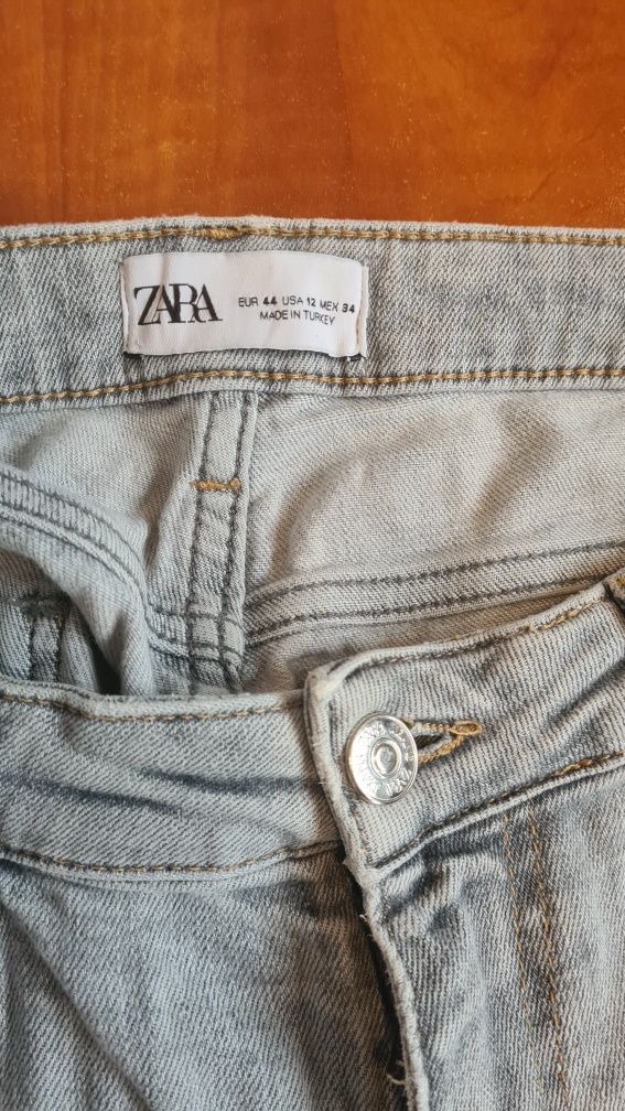 Szorty Jeansowe Zara (44), Bardzo Dobry Stan
