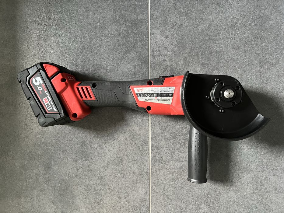 Безщіткова Акум.Болгарка Milwaukee M18 CAG125 X