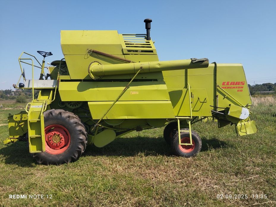 Комбайн свіжопригнаний Claas Mercator 60