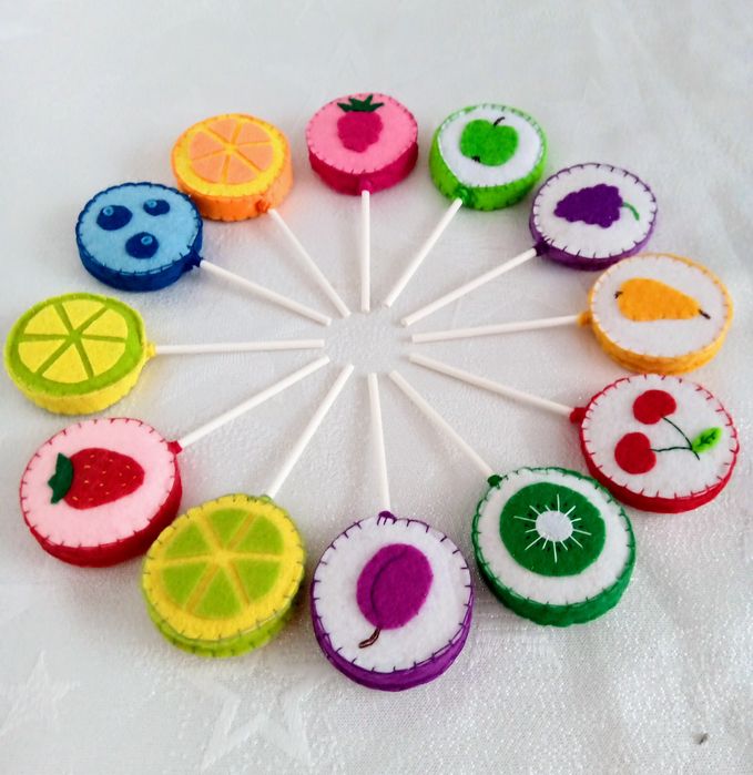 Zestaw słodyczy z filcu