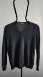 klasyczny prosty wełniany sweterek Tommy Hilfiger L/M w super stanie