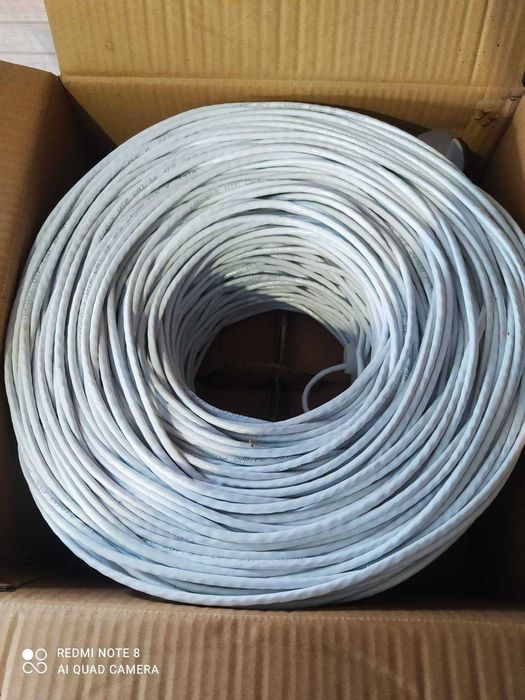 Інтернет-кабель вита пара 8-жильний, внутрішній (UTP Cat5e)