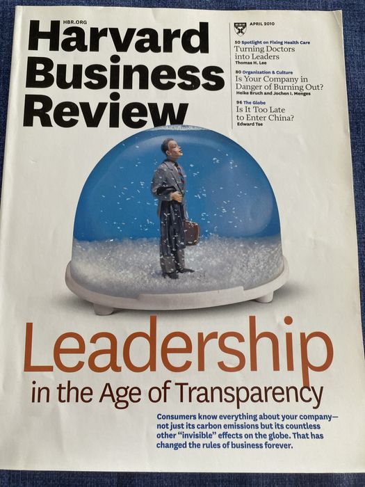 Harvard Business Review, Abril de 2010