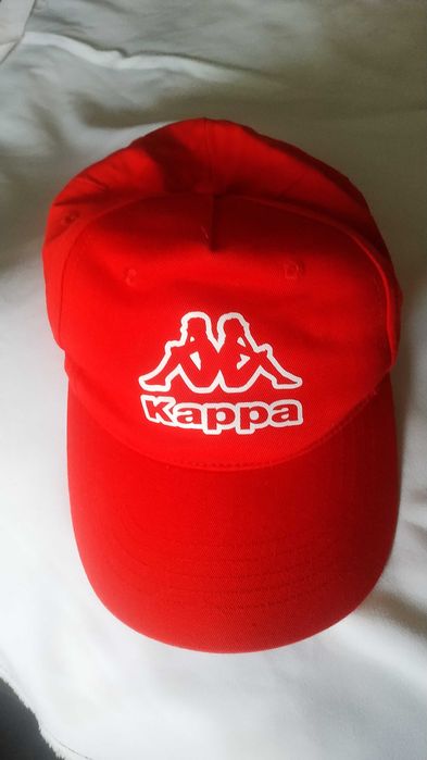 Бейсболка Kappa червона