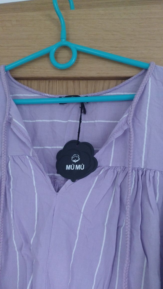 Koszula Miu Miu w kolorze lila