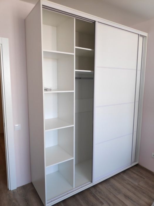 Шкаф купе 170 см Белый Ирпень Буча Киев 1700 * 600 * 240