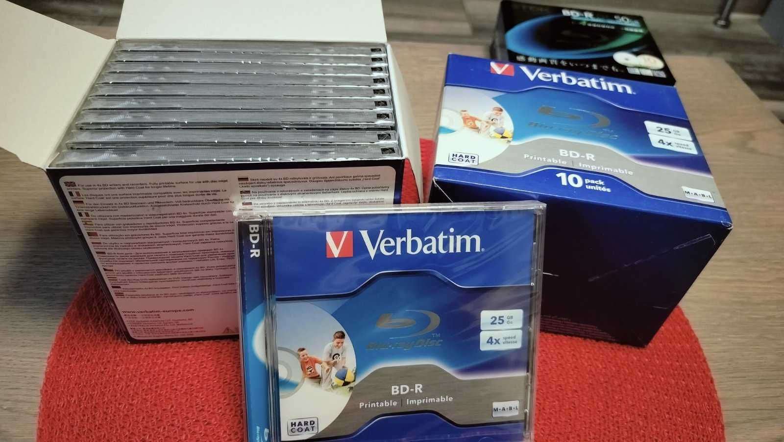 Диски Blu-ray Verbatim Blu-ray BD-R  25GB 4X