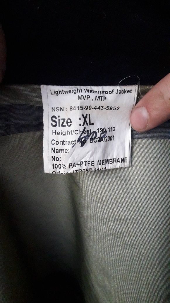 Вітровка Мультикам Gore -Tex, Дощовик, мембранний  ( XL )