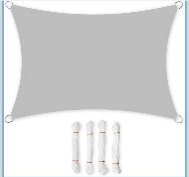 SONGMICS Żagiel przeciwsłoneczny 3 x 5 m, wodoodporny
