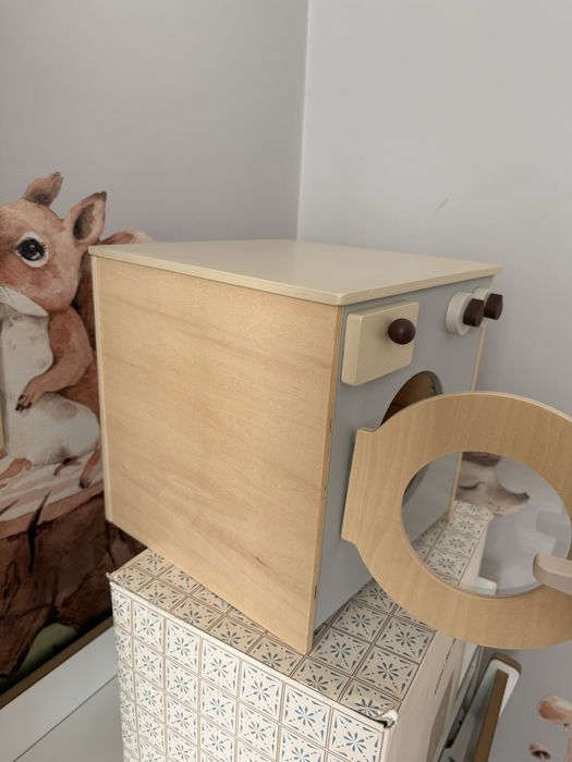 Drewniana pralka Konges Slojd zabawkowa zabawka montessori