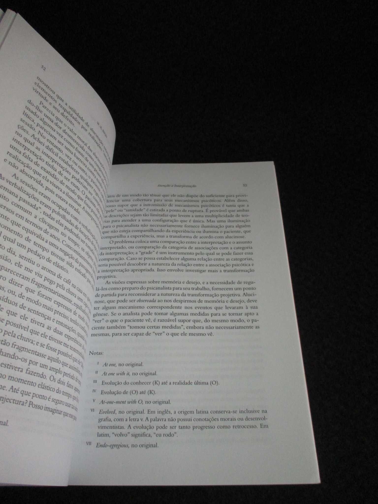 Livro Atenção e Interpretação Wilfred R. Bion